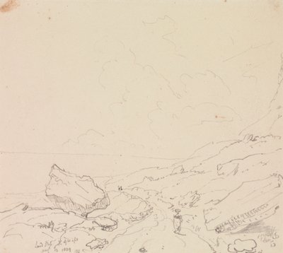 Landslip, Isle of Wight, 13 August 1829 作者 船长托马斯黑斯廷斯