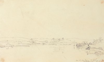 怀特岛考斯附近的麦地那河上 作者 船长托马斯黑斯廷斯