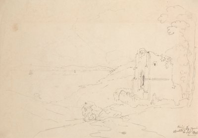 沃尔顿教堂遗址，克利夫登，1845 年 9 月 6 日 作者 船长托马斯黑斯廷斯