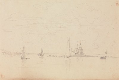 港口帆船素描 作者 船长托马斯黑斯廷斯
