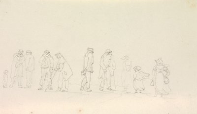 一群人的素描 作者 船长托马斯黑斯廷斯