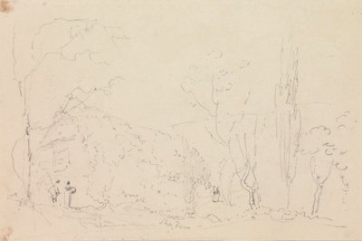 茅草屋顶小屋草图 作者 船长托马斯黑斯廷斯