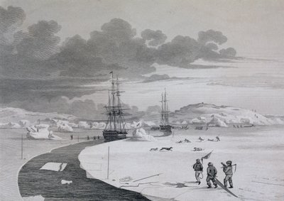 1821年10月，由威廉·埃德瓦（William Edwar）在1821年至22-23年间，从大西洋到太平洋发现西北通道的第二次航行期刊，进入冬季岛屿 作者 乔治·弗朗西斯·里昂上尉