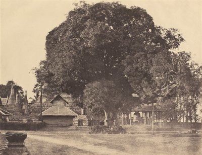 仰光：瑞达贡塔的大钟，1855年11月。 作者 林奈·特里普船长