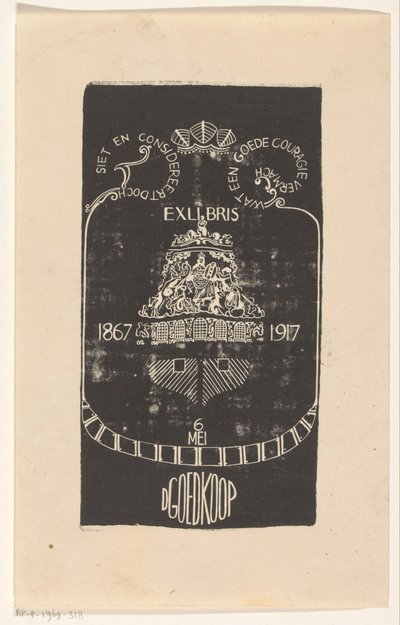 D. Goedkoop 的书目编号 作者 Carel Adolph 狮子纪念章