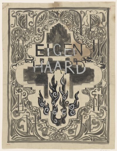 艾根·哈德 (Eigen Haard) 的封面设计 作者 Carel Adolph 狮子纪念章