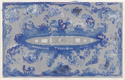 为皇家帕克特船运公司设计小品 作者 Carel Adolph 狮子纪念章