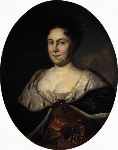 凯瑟琳一世女皇肖像1684-1727，1717 作者 卡雷尔·德·摩尔