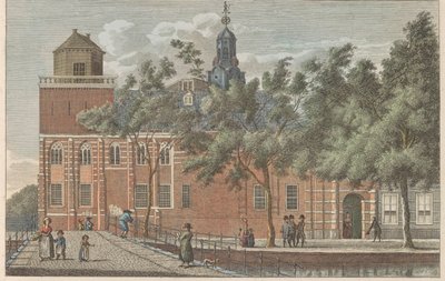 莱顿的学院建筑，约 1790 年
莱顿的学院 / Vue de L