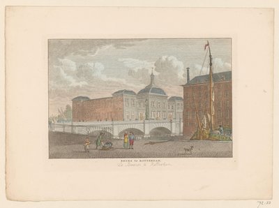 鹿特丹证券交易所景观 鹿特丹博览会 / La Bourse à Rotterdam（物品上的标题） 作者 卡雷尔·弗雷德里克·本多普 (I)