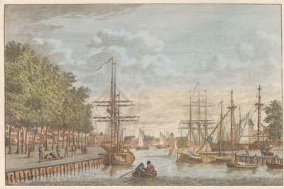 米德尔堡港，约 1790 年
De Haven van Middelburg / Le port de Middelburg（物品上的标题） 作者 卡雷尔·弗雷德里克·本多普 (I)