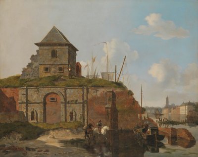 带火药杂志的城墙 作者 Gijsbertus Craeyvanger