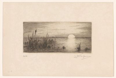 变得晴朗 作者 Carel Nicolaas Storm van 的 Gravesande （有艺术家签名）