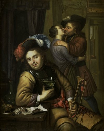 士兵场景 作者 Carel de Moor (II)（归属于）