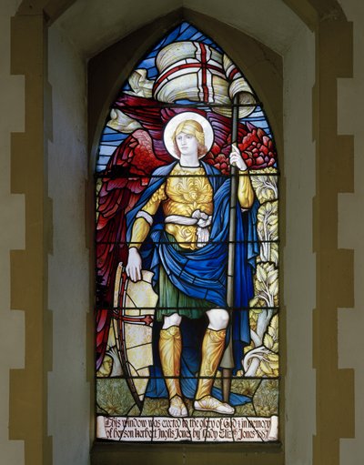Betws Bledrws，St Bledrws，Shrigley＆Hunt（1873-1982），Carl Almquist，St Michael，1887 作者 卡尔·阿尔姆奎斯特