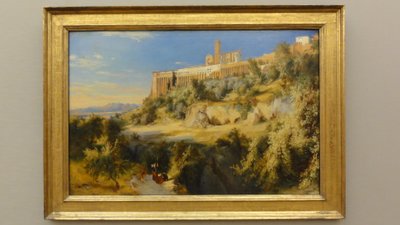 德语：Blick auf Assisi 俯瞰阿西西 作者 卡尔布莱臣