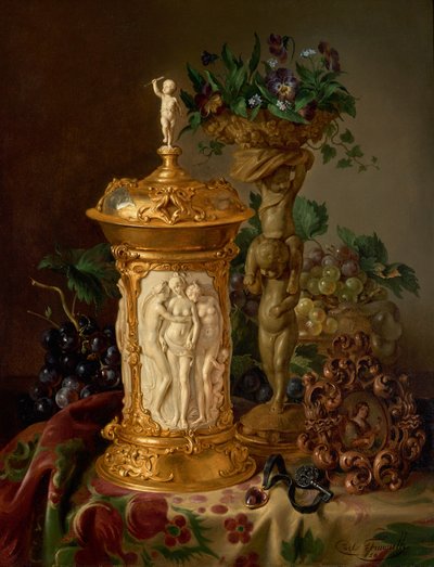 静物 作者 Carl Borromäus Fruwirth