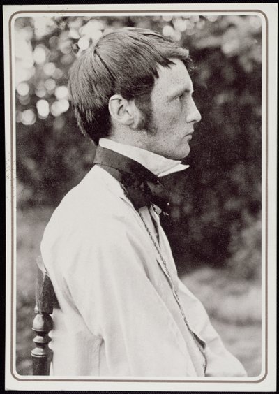 Heinrich Vogeler（1872-1942）1898年的肖像（bw照片） 作者 Carl Eeg