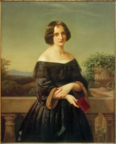 玛丽·威格曼（Marie Wiegmann）-卡尔·费迪南德儿子的绘画 作者 卡尔·费迪南德的儿子
