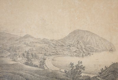 阿曼德·伊曼纽尔·杜·普莱西斯（Armand Emmanuel du Plessis）庄园景观，古尔瑟夫（Gursuf）的杜克·德·黎塞留（duc de Richelieu），1810年代 作者 卡尔·费迪南德·冯·库格根