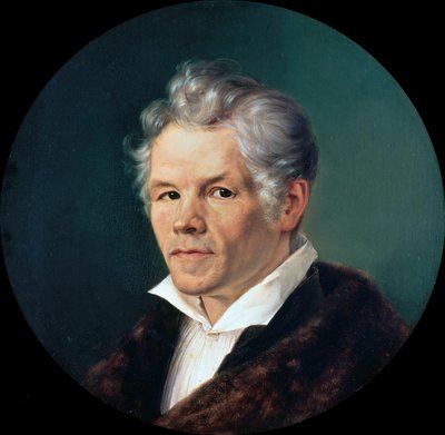 卡尔·弗里德里希·欣克尔（1781-1841）的肖像。 作者 Carl Friedrich Ludwig Schmid