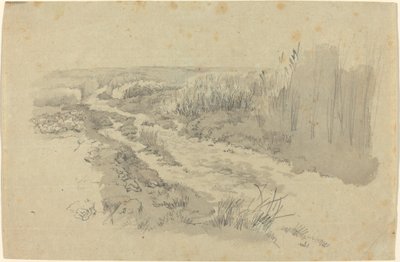 莱比锡附近的田野之路 作者 卡尔·古斯塔夫·卡鲁斯