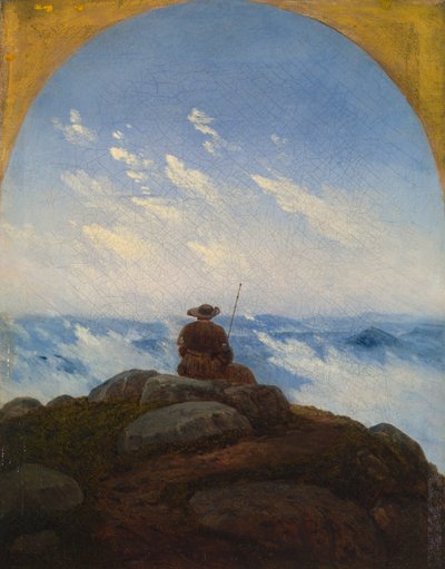 山顶上的漫游者 作者 Carl Gustav Carus