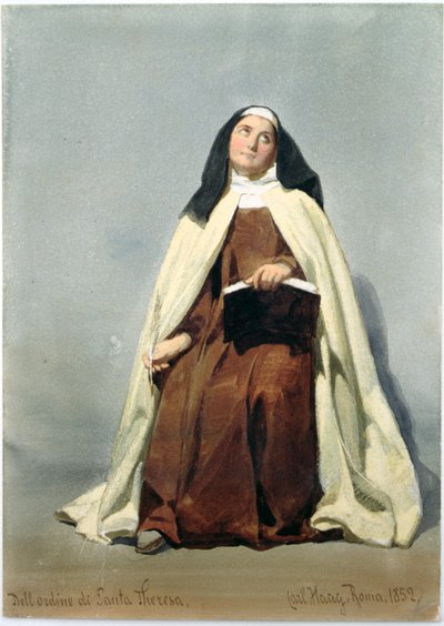 1852年圣特丽莎勋章的修女 作者 Carl Haag