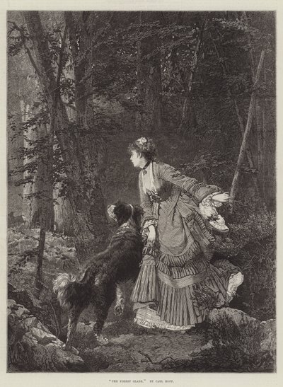 森林林地 作者 Carl Heinrich Hoff