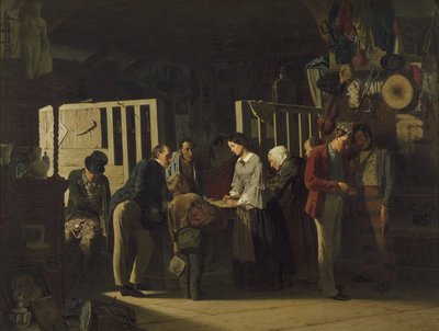 典当行II，1859年 作者 卡尔·亨德里克·安克