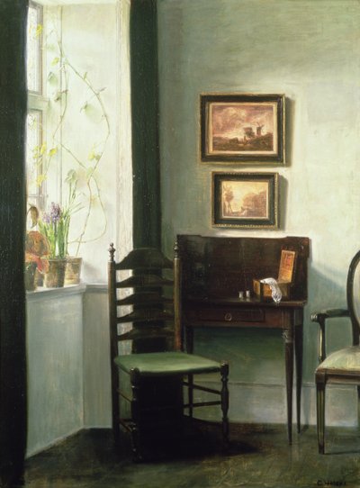 阳光照射的内饰 作者 Carl Holsoe
