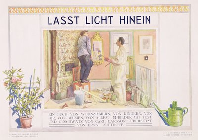 1909年“&39;Lasst Licht Hinin&39;（”让我们更多光明“）的主题 作者 卡尔·拉森