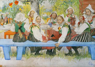 1909年克尔斯蒂（Kersti）诞辰 作者 卡尔·拉森