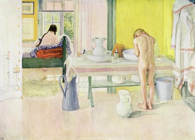 夏日早晨，酒吧。 1908年，在&39;Lasst Licht Hinin&39;（`Let in More Light&39;）中 作者 卡尔·拉森
