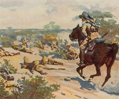 1904 年 4 月 3 日，奥卡哈鲁伊（彩色石版印刷增强版） 作者 卡尔·路德维希·弗里德里希（后）贝克尔