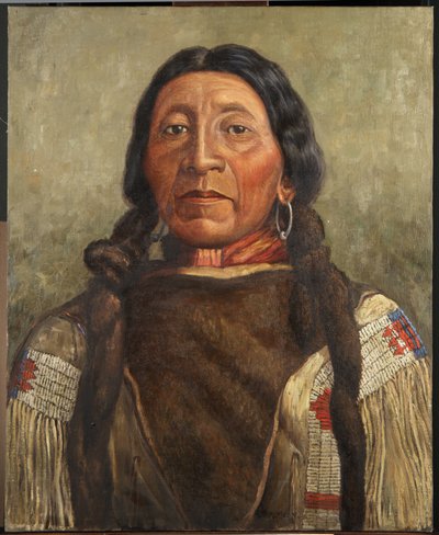 Pedro Cav-eta or Kai-ee-te（油画，镶嵌在画板上） 作者 卡尔·穆恩