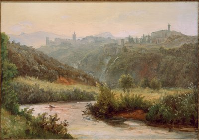 Blick auf Tivoli und die Wasserfälle 作者 卡尔·摩根斯坦