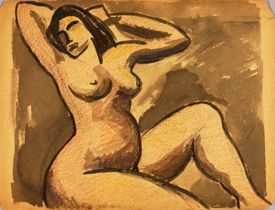 女性裸体 作者 卡尔·纽曼