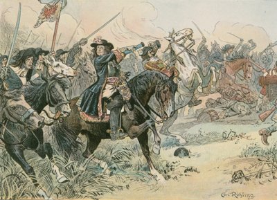 弗雷德里克威廉，伟大的选民（1620年 -  1688年），在1675年的Ferhbellin战役 作者 卡尔空白