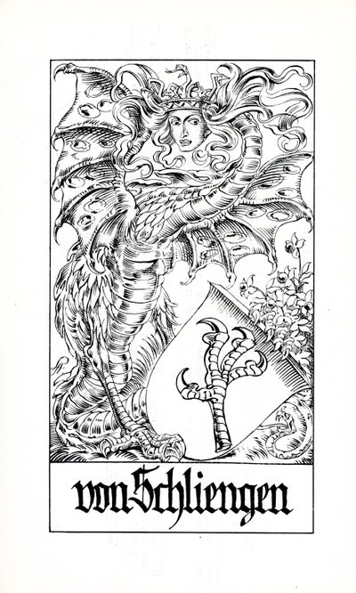 von Schliengern 家族盾形纹章（石印版） 作者 