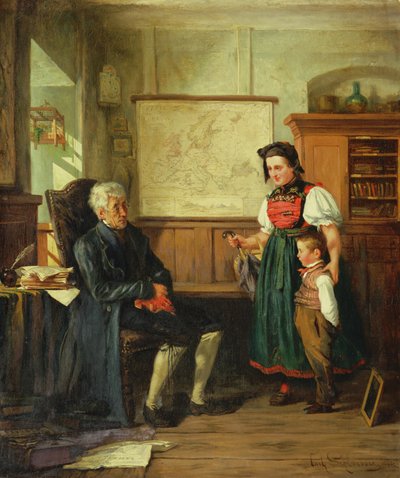 进入实践，1862年 作者 卡尔·施洛瑟（Carl Schlosser）