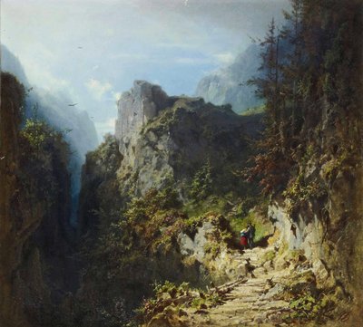 与恋人的山风景 作者 卡尔·斯皮茨维格