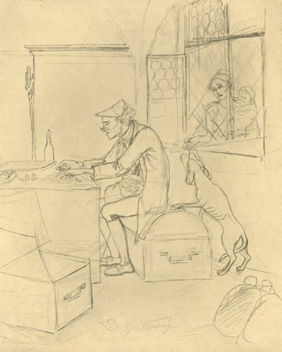 米塞尔（Miser），19世纪中叶，c1924年。 作者 卡尔·斯皮茨维格