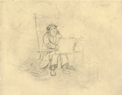 Der Landschaftsmaler II，19世纪中叶，c1924。 作者 卡尔·斯皮茨维格