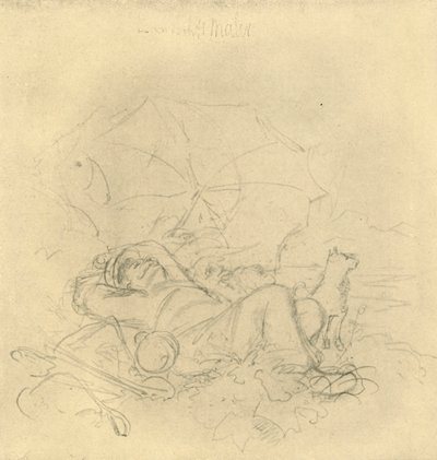 Der Landschaftsmaler I，19世纪中叶，c1924。 作者 卡尔·斯皮茨维格