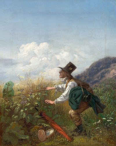 蝴蝶捕手（植物学家）。约于1837年 作者 卡尔·斯皮茨维格