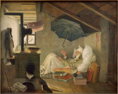 可怜的诗人 作者 Carl Spitzweg