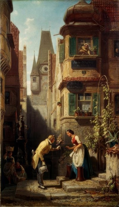 永恒的婚礼男人 作者 Carl Spitzweg