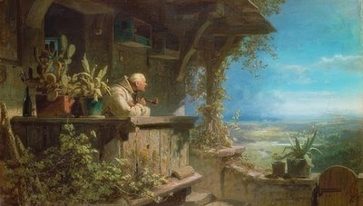 它燃烧。约于1860-62 作者 卡尔·斯皮茨维格