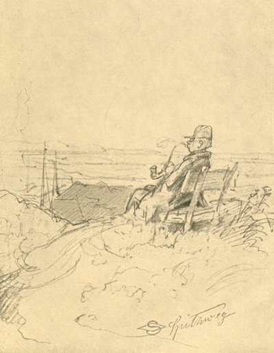 下班休息得很好，19世纪中叶，c1924。 作者 卡尔·斯皮茨维格